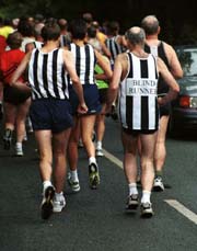 M Ogle Blind runner